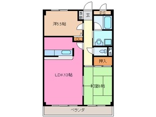 伊勢若松駅 徒歩3分 1階の物件間取画像